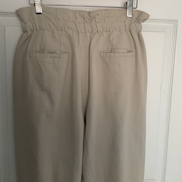 NWOT By Together 100% Cotton Pleaded Cream Pants Size L. 228 - Picture 4 of 11